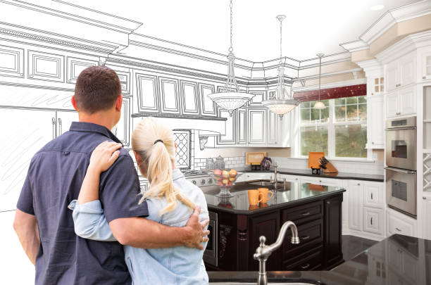 Professional Kitchen Island Installation technician working in Pacific, WA